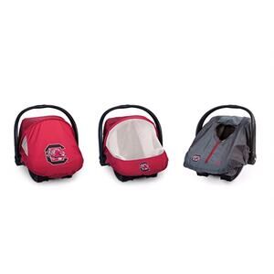 USC Gamecocks NCAA Cozy Cover Combo Pack Sun/Bug & Lightweight Car Seat Covers